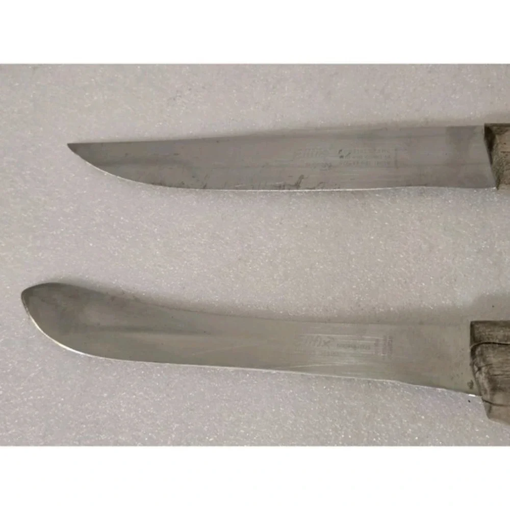 Eilfix Solingen Germany Lot Of 2 Kitchen Knives Original‎ Berufsmesser Butcher